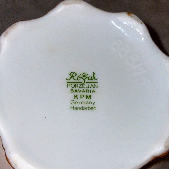 Royal Porzellan Bavaria KPM Hand Thrown Covered Bowl Vintage Made in Germany - Picture 11 of 13